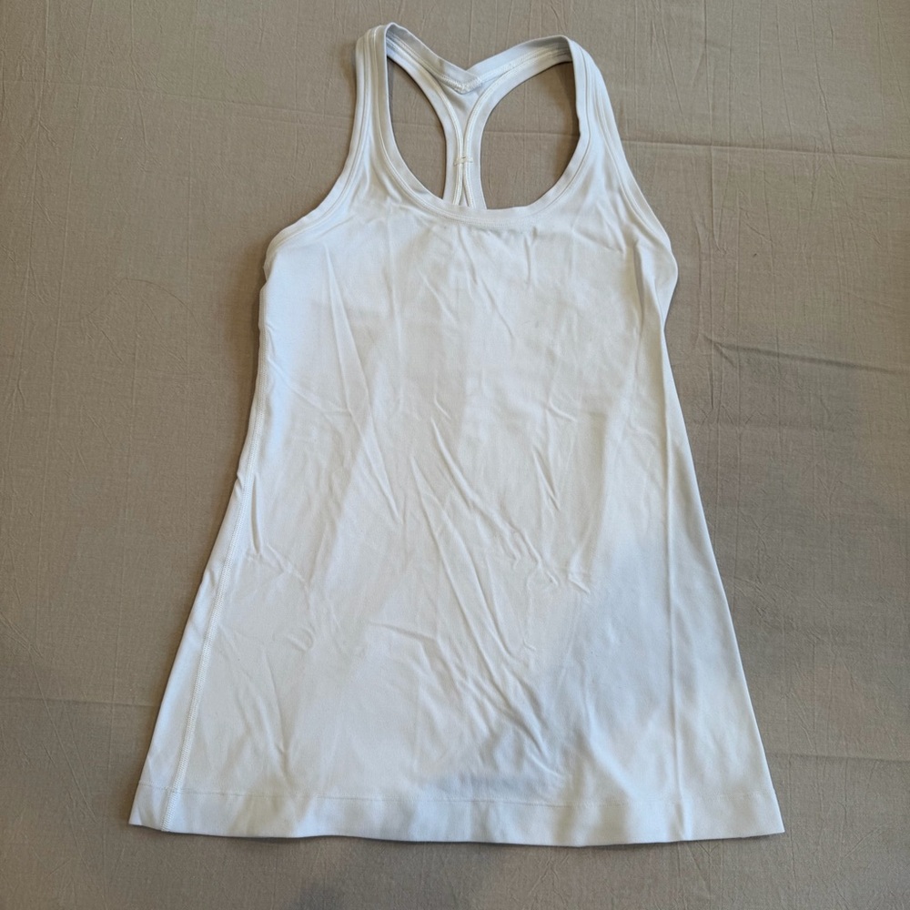Lululemon Athletica White Tank Top